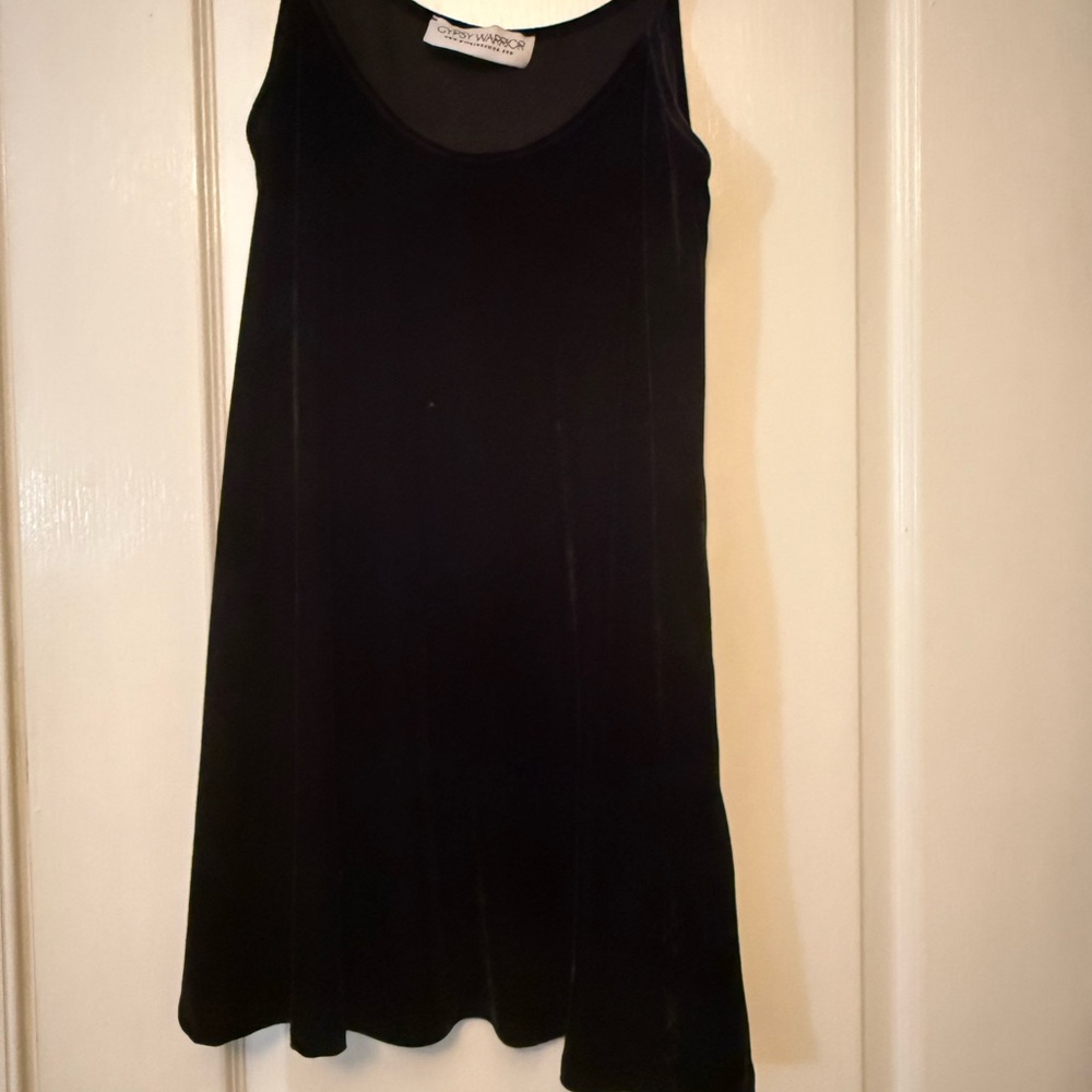 Black Velvet Gypsy Warrior Dress
